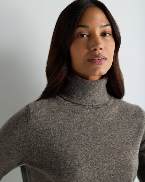 Women's Luna Turtle Neck Cashmere Sweater 5