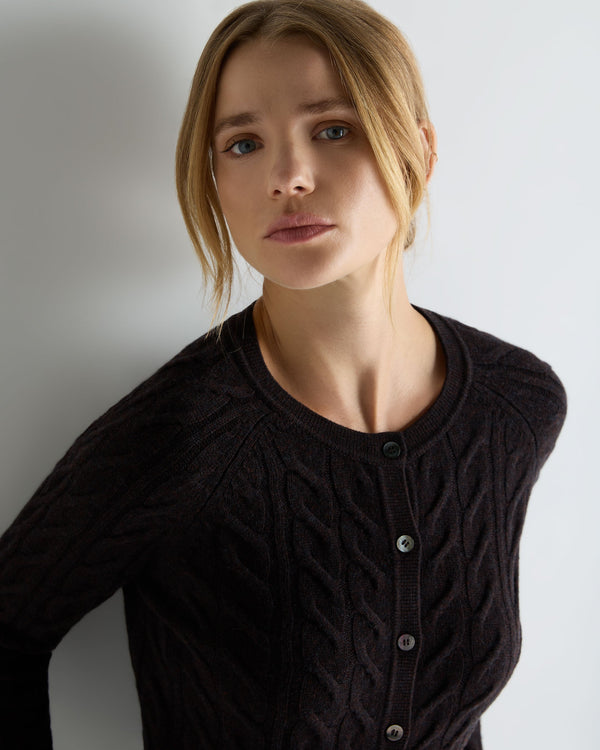 Women's Myla Cable Cashmere Cardigan 5