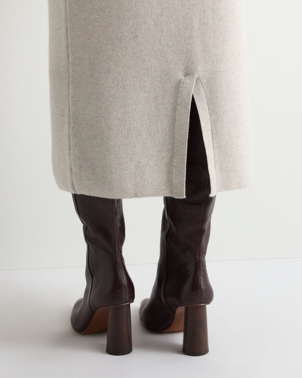 Women's Honeycomb Knit Cashmere Skirt 6