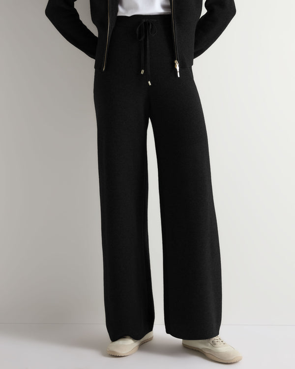 Women's Honeycomb Knit Cashmere Pant 1