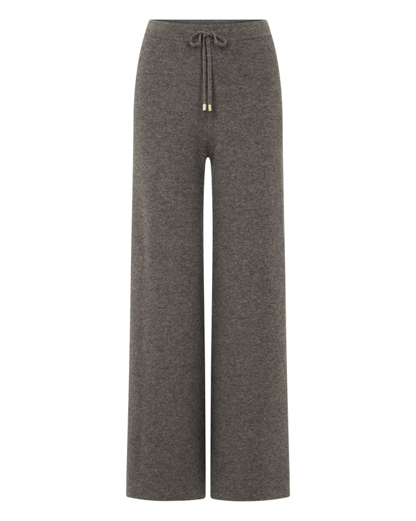 Women's Honeycomb Knit Cashmere Pant 2