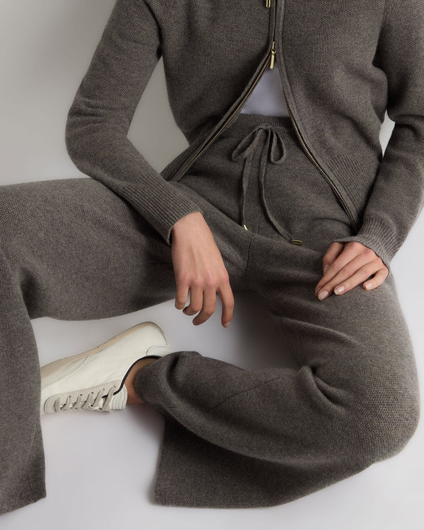 Women's Honeycomb Knit Cashmere Pant 6