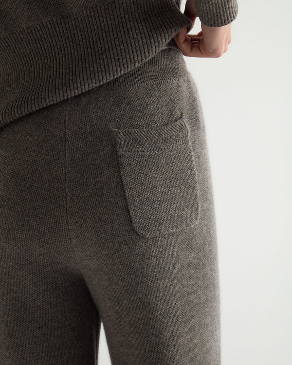 Women's Honeycomb Knit Cashmere Pant 5