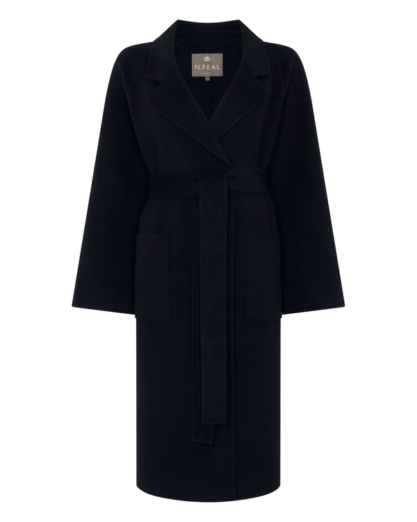 Women's Longline Woven Coat 2