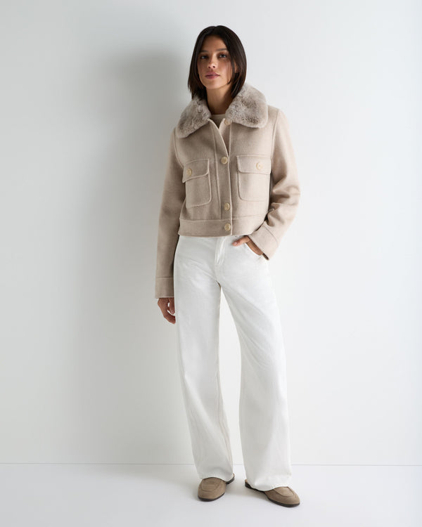 Women's Rosie Fur Collared Jacket 3