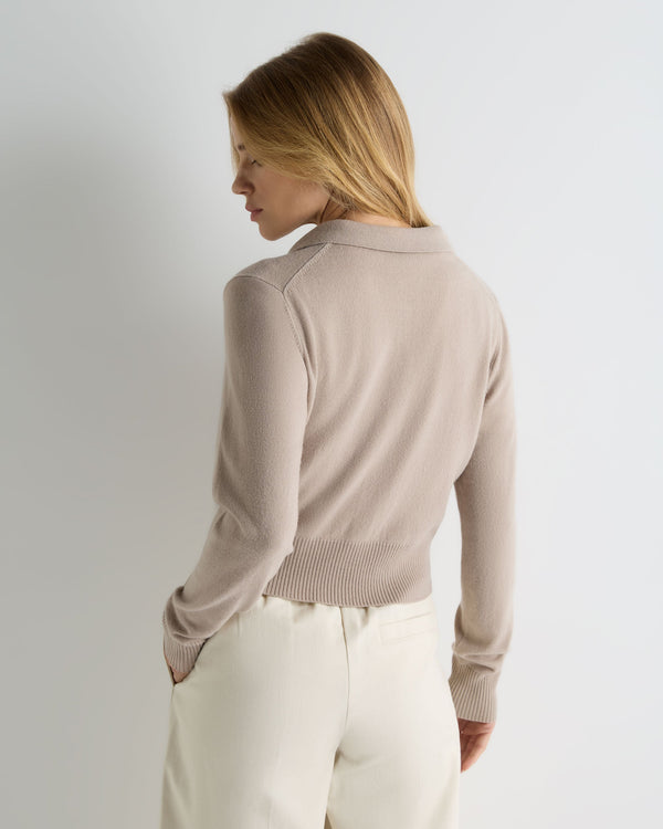 Women's Thea Collared Cashmere Cardigan 4