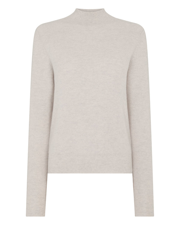 Women's Honeycomb Knit Cashmere Sweater 2