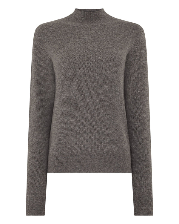 Women's Honeycomb Knit Cashmere Sweater 2
