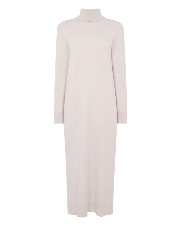 Women's Turtle Neck Cashmere Sweater Dress 2