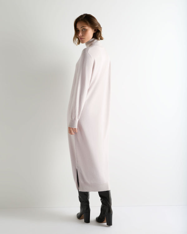 Women's Turtle Neck Cashmere Sweater Dress 4