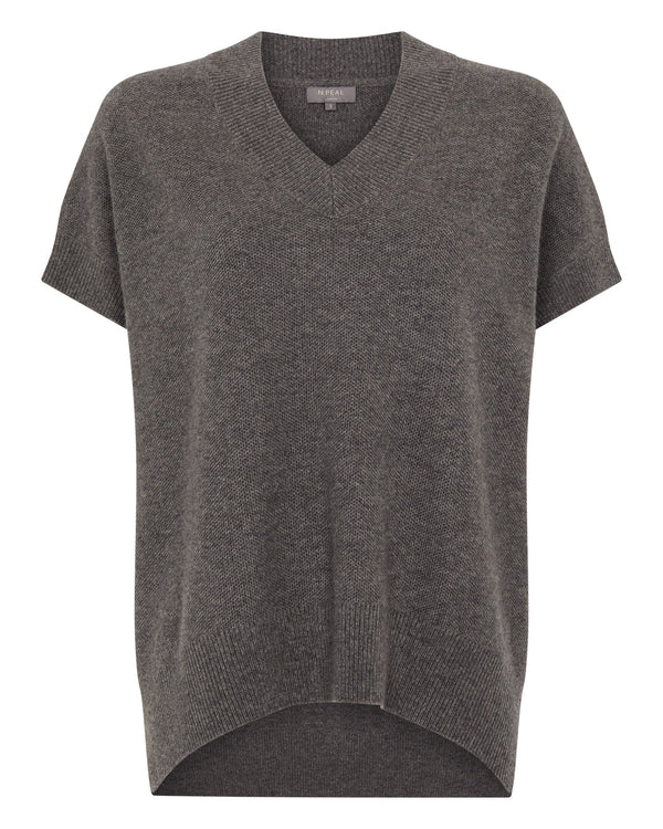 Women's Honeycomb Sleeveless Cashmere Sweater 2