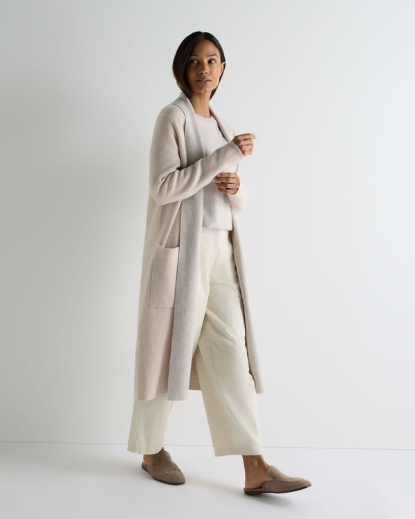 Women's Double Face Robe Cashmere Cardigan 3
