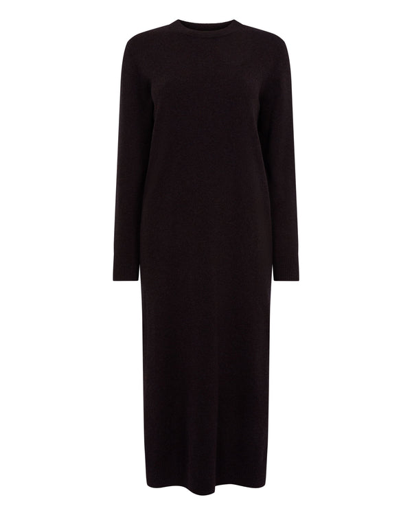 Women's Round Neck Cashmere Sweater Dress 2