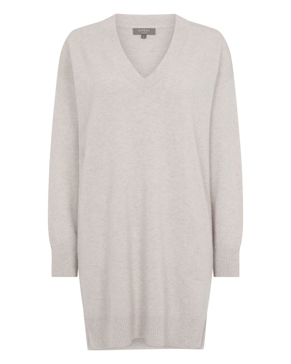 Women's Elise Long V Neck Cashmere Tunic 2
