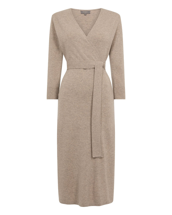 Women's Willa Wrap Cashmere Dress 2