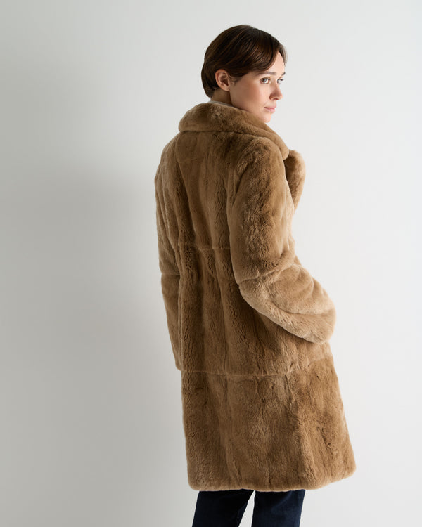 Women's Mabel Long Fur Coat 4