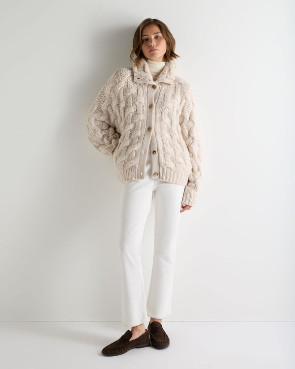 Women's Hero Button Cashmere Sweater 3