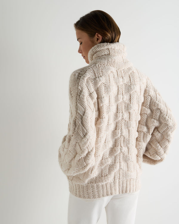 Women's Hero Button Cashmere Sweater 4