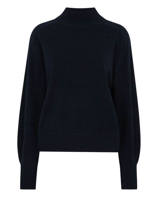 Women's Funnel Neck Cashmere Sweater 2