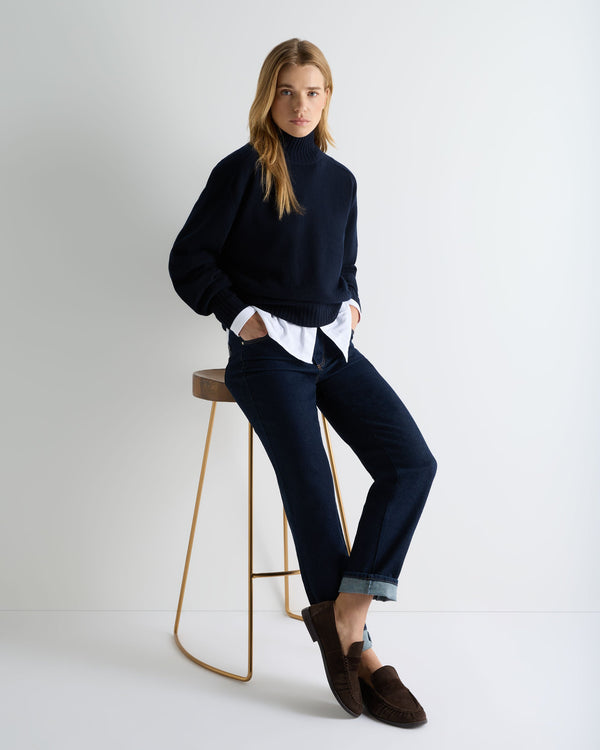 Women's Funnel Neck Cashmere Sweater 3