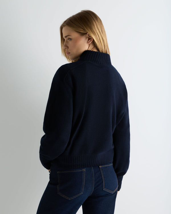 Women's Funnel Neck Cashmere Sweater 4