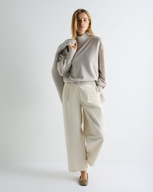 Women's Funnel Neck Cashmere Sweater 3