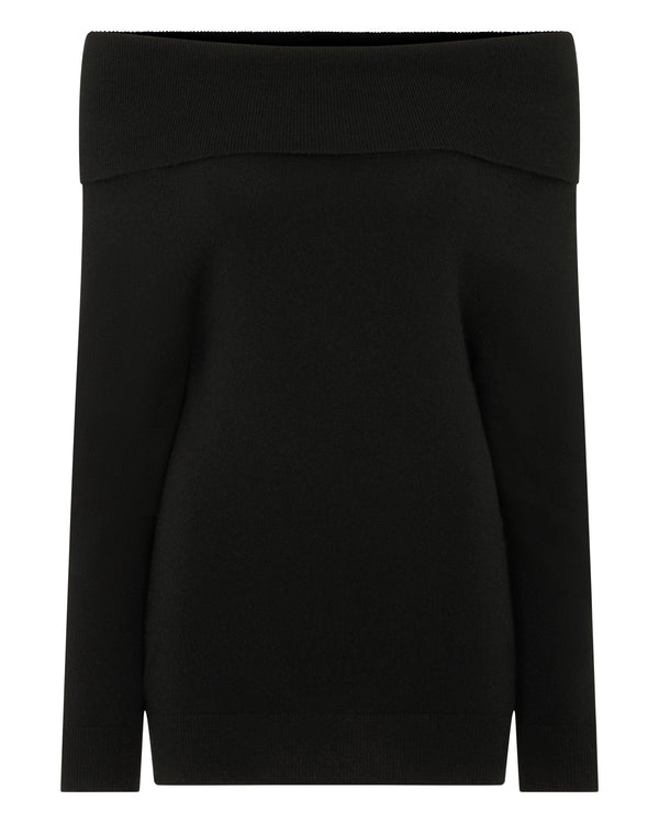 Women's Off-The-Shoulder Cashmere Sweater 2