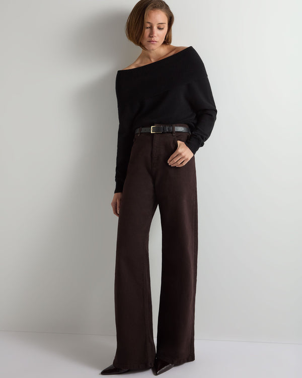 Women's Off-The-Shoulder Cashmere Sweater 3