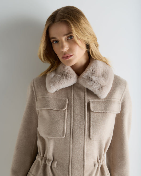 Women's Fur Collar Field Jacket 5