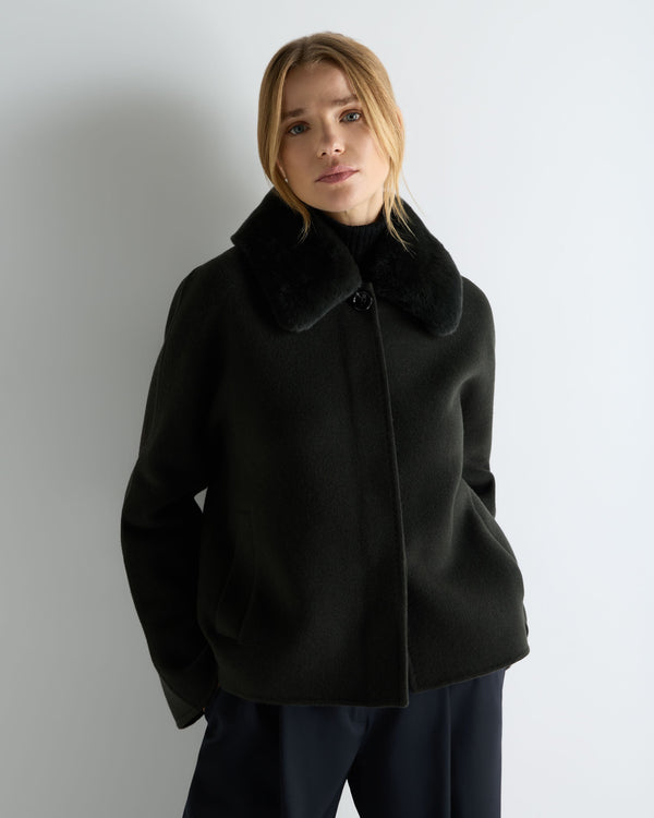 Women's Laurel Fur Collared Jacket 1