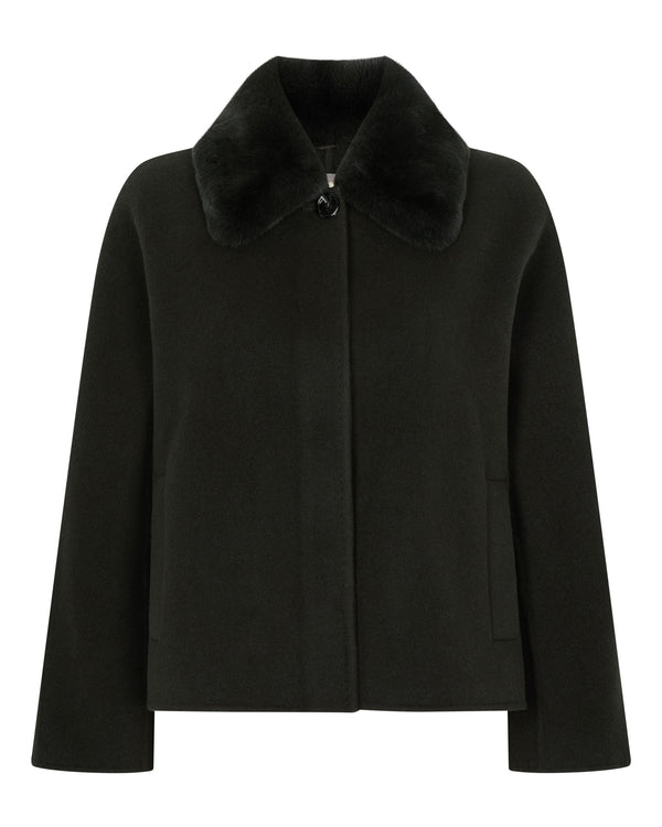 Women's Laurel Fur Collared Jacket 8