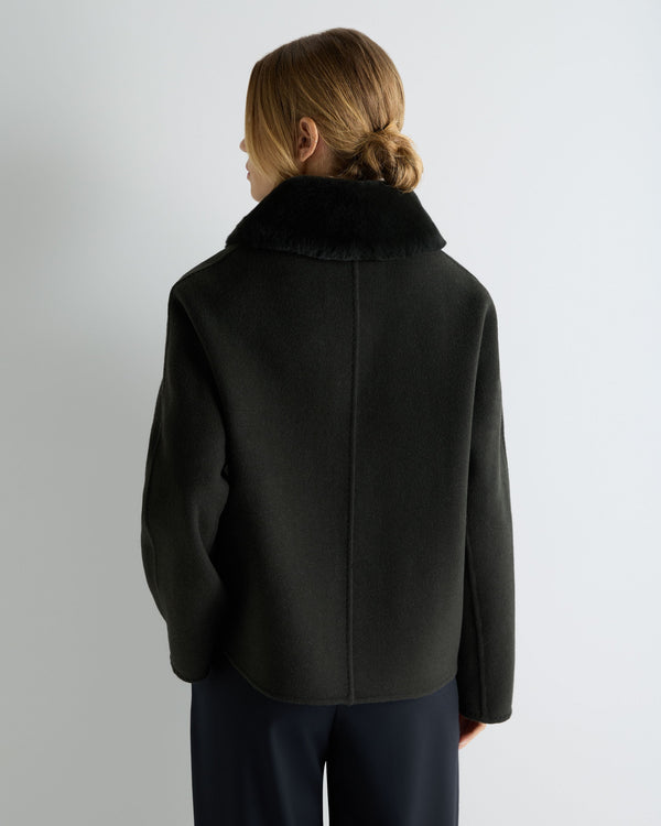 Women's Laurel Fur Collared Jacket 4