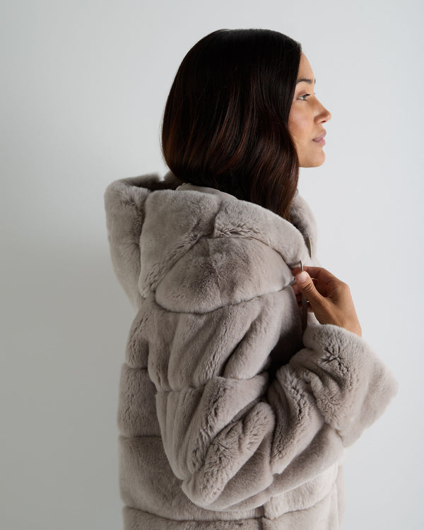 Women's Microfibre Fur Jacket 5