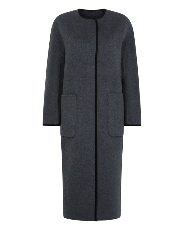 Women's Wool Silk Blend Coat 2