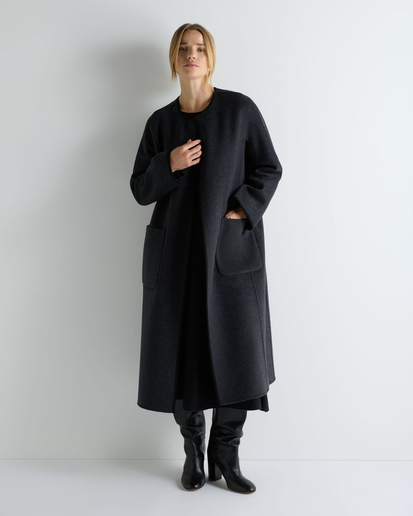 Women's Wool Silk Blend Coat 3