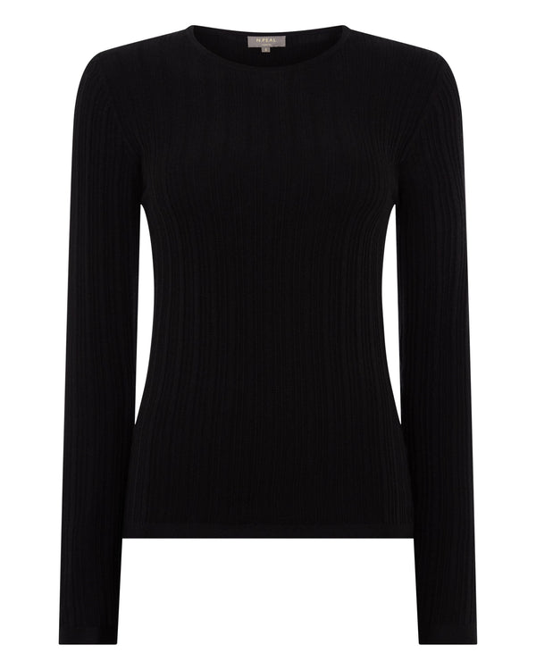 Women's Long Sleeve Ribbed Top 2