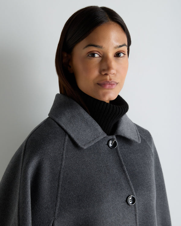 Women's Fur Collar Woven Cape 8