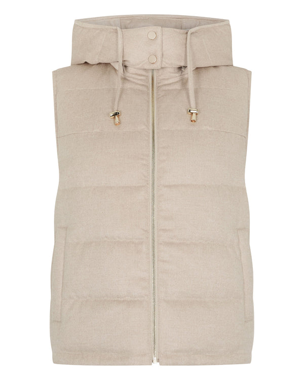 Women's Hooded Reversible Fur Gilet 2