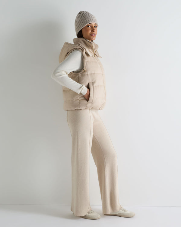 Women's Hooded Reversible Fur Gilet 3