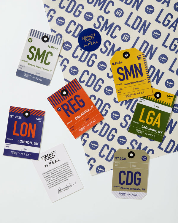 N.PEAL x TUCCI HALF ZIP Pebble Grey