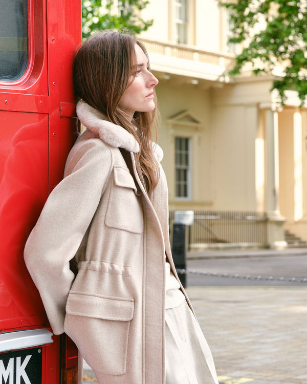 Women's Fur Collar Field Jacket 8