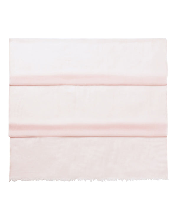 N.Peal Women's Ultrafine Pashmina Cashmere Shawl Pale Pink