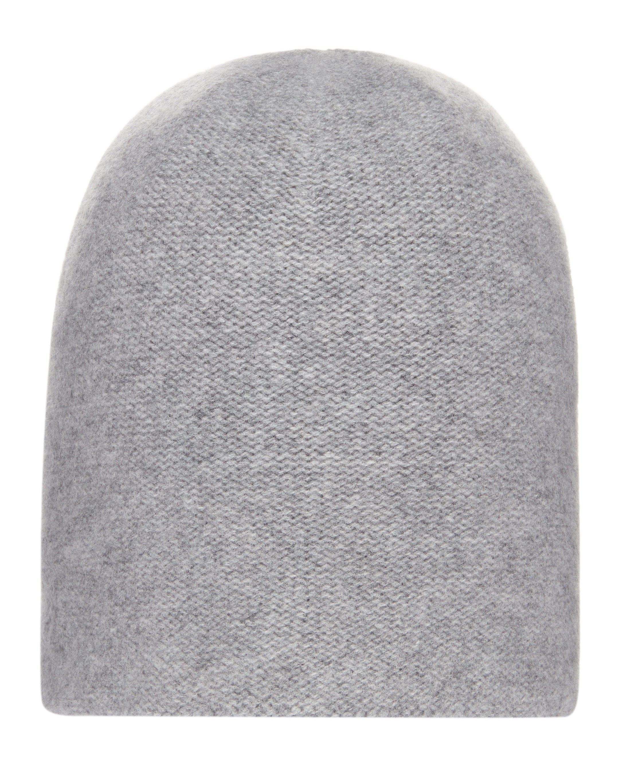 N.PEAL KIDS knitted organic cashmere hat - White