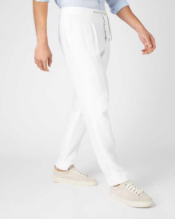 Men's Linen Pants White