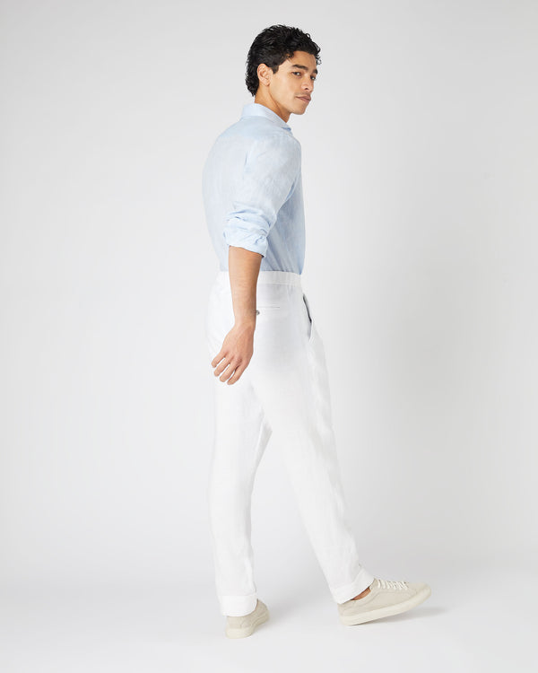 Men's Linen Pants White