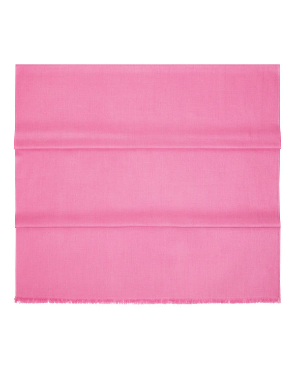 N.Peal Women's Pashmina Cashmere Shawl Camellia Pink