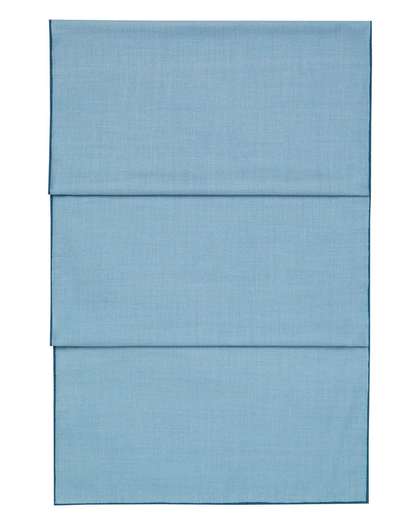 N.Peal Women's Tipped Cashmere Pashmina Light Blue