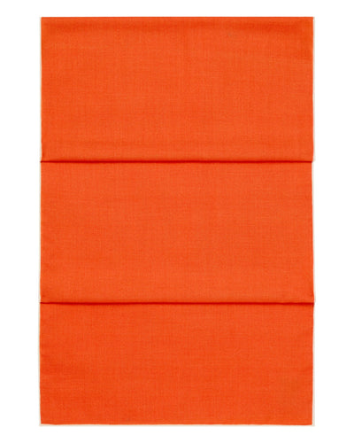 N.Peal Women's Tipped Cashmere Pashmina Orange