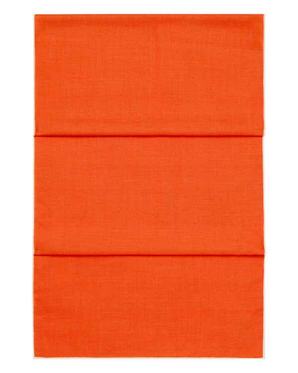 N.Peal Women's Tipped Cashmere Pashmina Orange