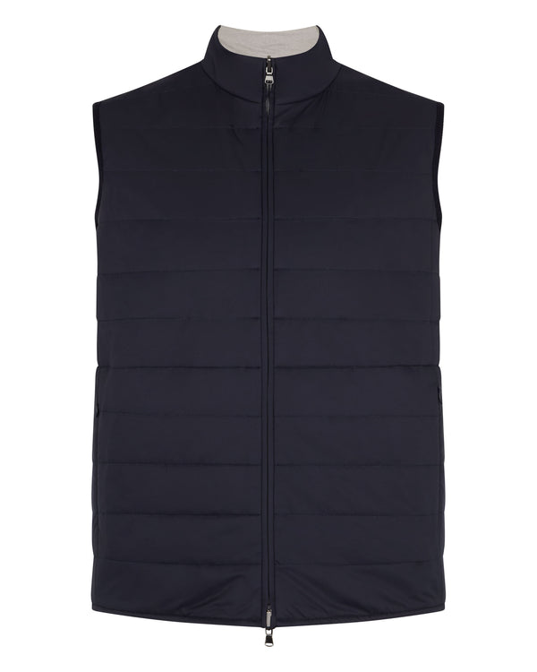 N.Peal Men's Strand Down Gilet Fumo Grey